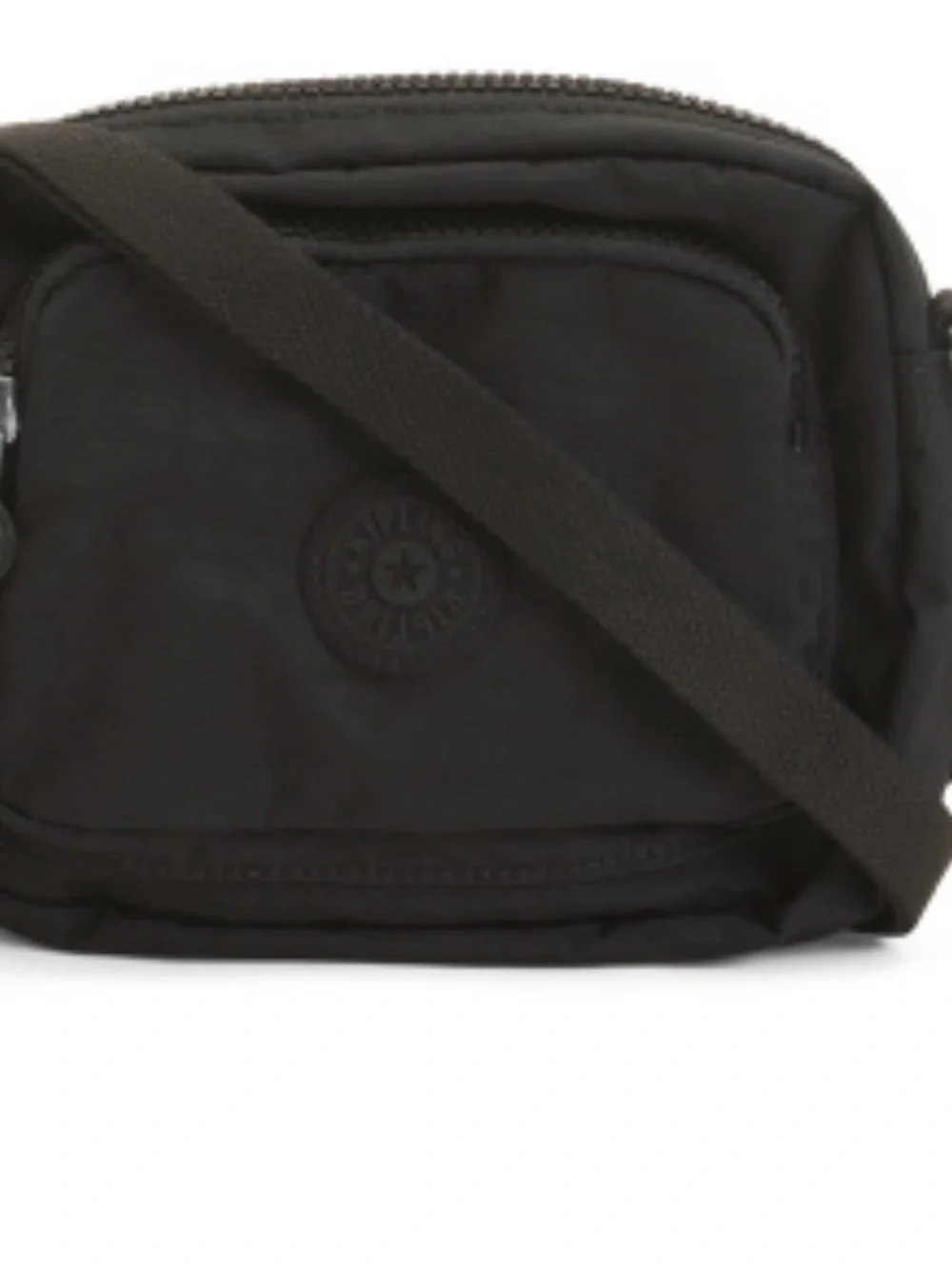 Kipling Black Nylon Belt/Crossbody Bag